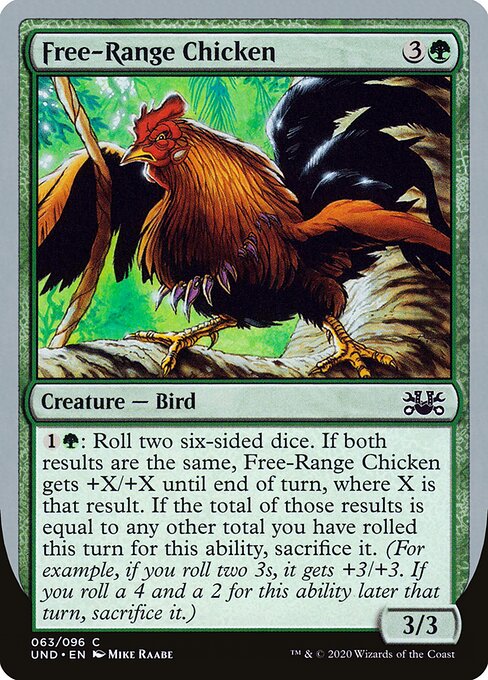 Free-Range Chicken - Unsanctioned Magic card