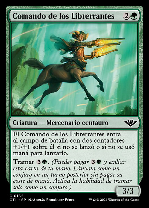 Freischreiter-Kommando (Freestrider Commando) - Outlaws of Thunder Junction (#162) - Illustrated by Adrián Rodríguez Pérez - Magic: The Gathering Card