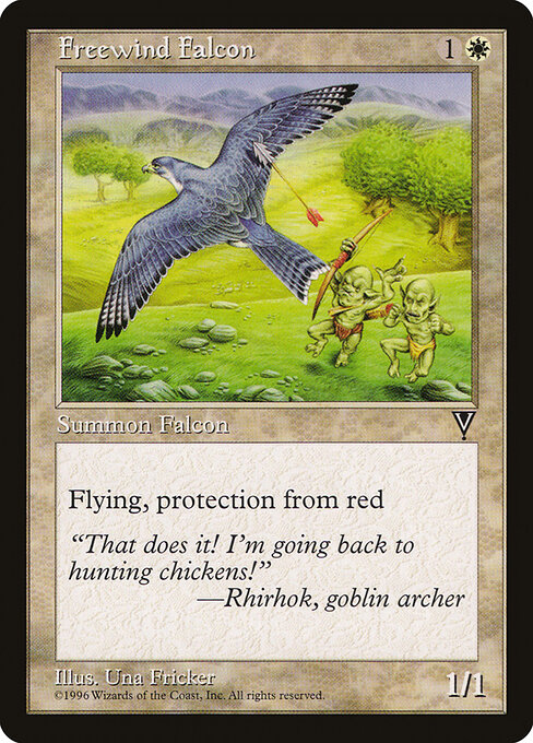 Freewind Falcon - Visions Magic card