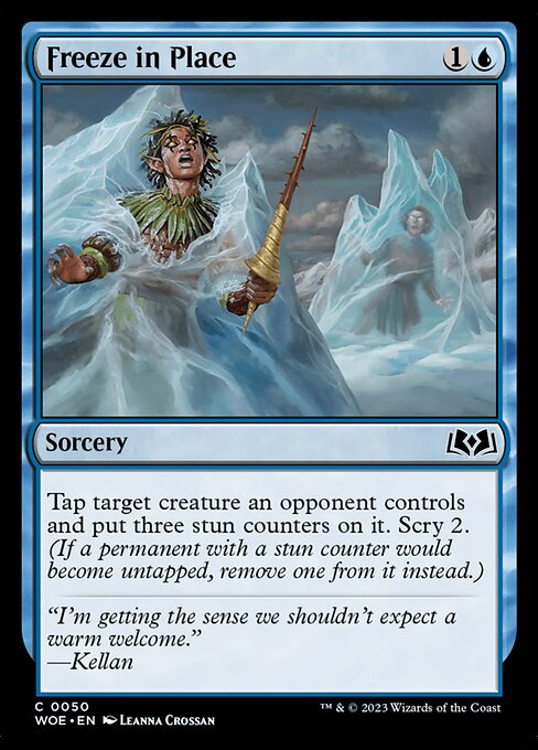 Freeze in Place - Wilds of Eldraine Magic card