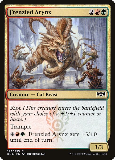 Frenzied Arynx - Ravnica Allegiance Magic card