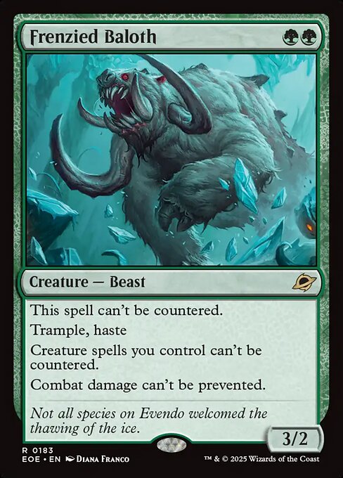Frenzied Baloth - Edge of Eternities Magic card