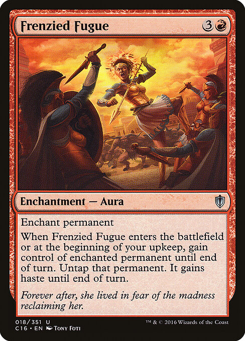 Frenzied Fugue - Commander 2016 (#18) - Illustrated by Tony Foti - Magic: The Gathering Card