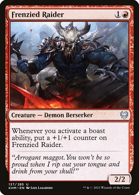 Frenzied Raider - Kaldheim Magic card