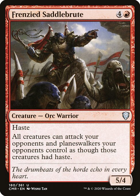 Frenzied Saddlebrute - Commander Legends Magic card