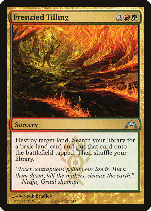 Frenzied Tilling - Gatecrash Magic card