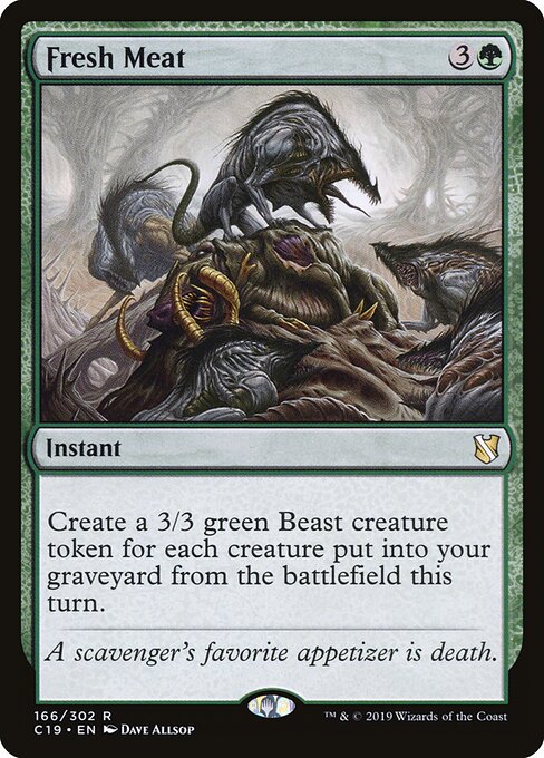 Fresh Meat - Commander 2019 Magic card