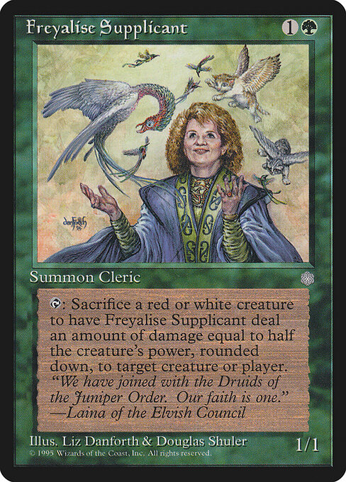 Freyalise Supplicant - Ice Age Magic card