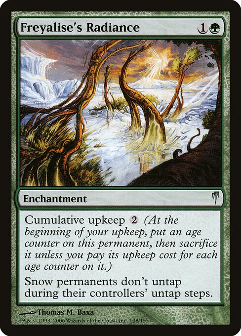 Resplandor de Freyalise (Freyalise's Radiance) - Coldsnap (#108) - Illustrated by Thomas M. Baxa - Magic: The Gathering Card