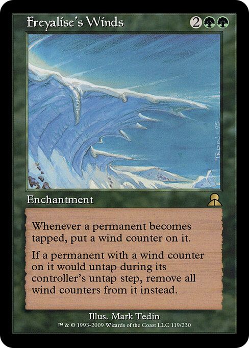 Freyalise's Winds - Masters Edition III Magic card