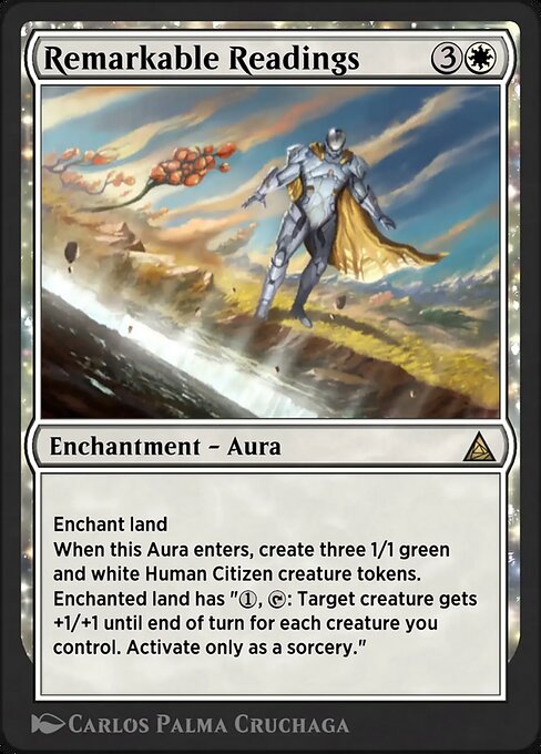Remarkable Readings (Friendly Neighborhood) - Through the Omenpaths (#17) - Illustrated by Carlos Palma Cruchaga - Magic: The Gathering Card