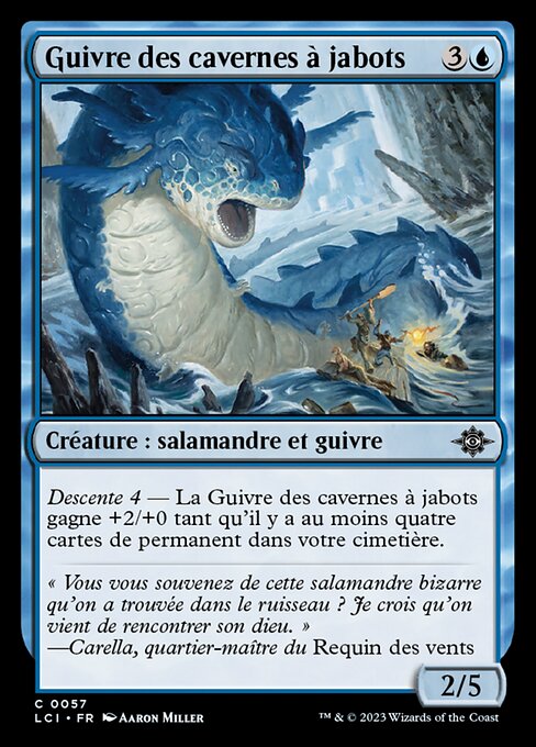 Frilled Cave-Wurm