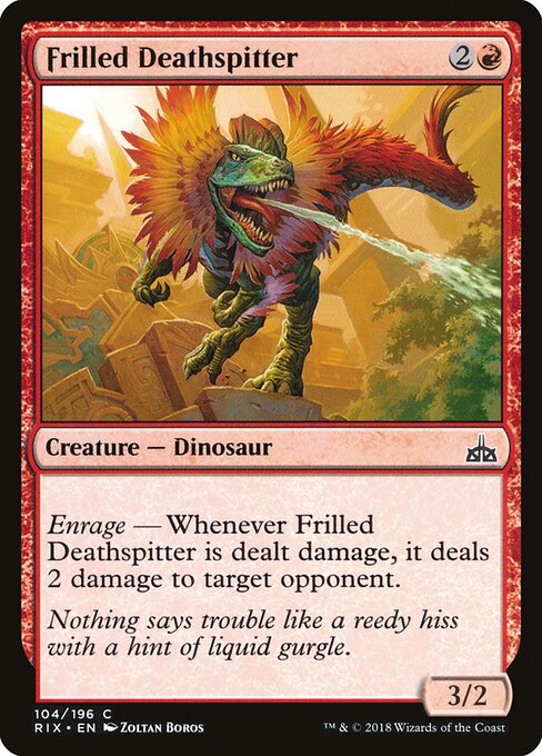 Frilled Deathspitter - Rivals of Ixalan Magic card