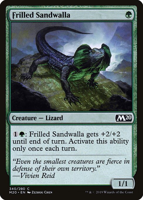 Frilled Sandwalla - Core Set 2020 Magic card