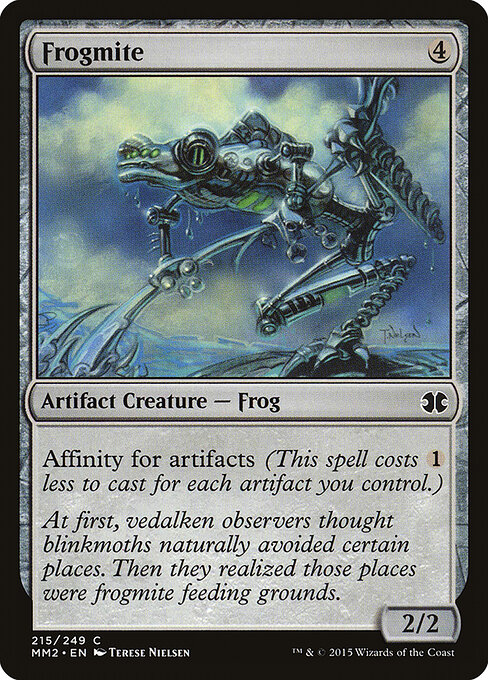 Frogmite - Modern Masters 2015 (#215) - Illustrated by Terese Nielsen - Magic: The Gathering Card