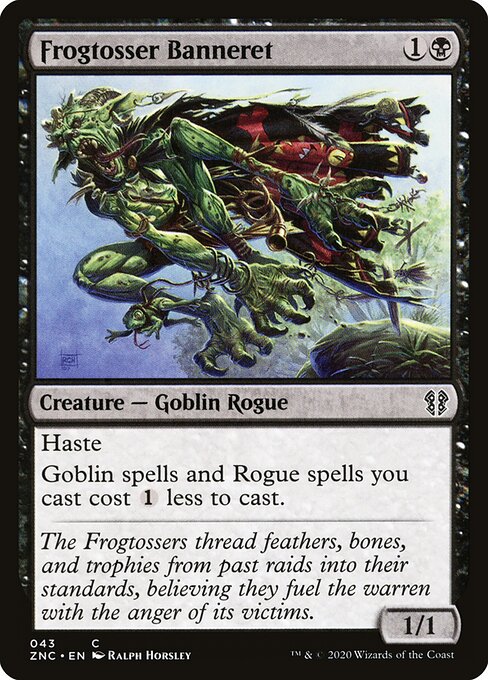 Frogtosser Banneret - Zendikar Rising Commander Magic card
