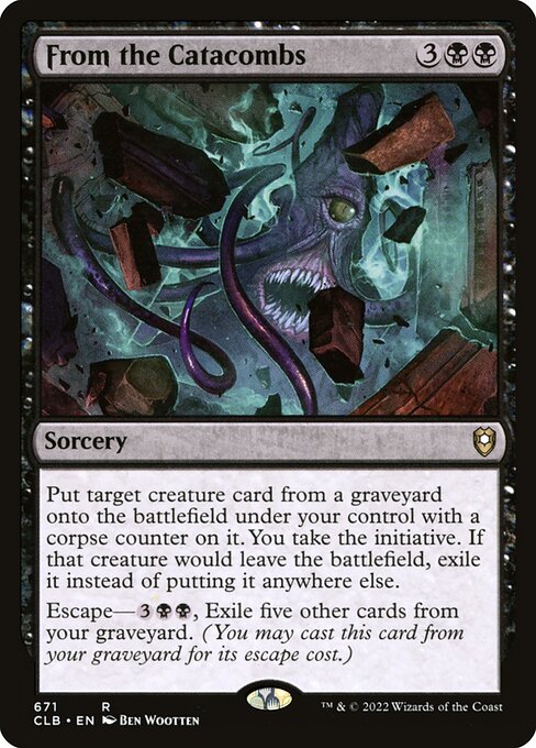 From the Catacombs - Commander Legends: Battle for Baldur's Gate Magic card
