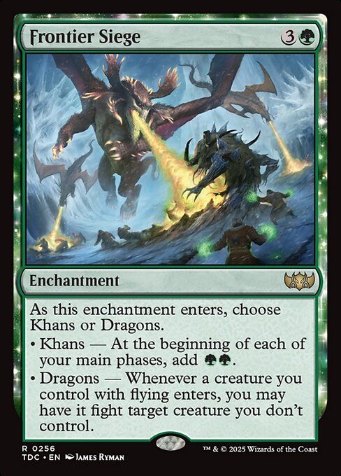 Frontier Siege - Tarkir: Dragonstorm Commander Magic card