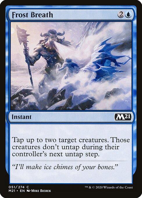 Frost Breath - Core Set 2021 Magic card