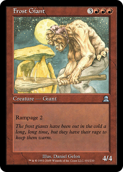 Frost Giant - Masters Edition III Magic card