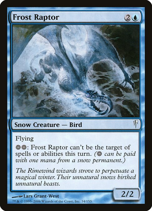 Frost Raptor - Coldsnap Magic card