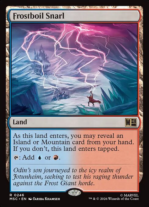 Frostboil Snarl - Marvel Super Heroes Commander Magic card