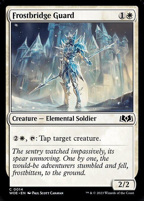 Frostbridge Guard - Wilds of Eldraine Magic card
