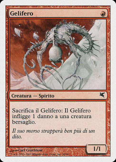 Gelbionte (Frostling) - Betrayers of Kamigawa (#103) - Illustrated by Carl Critchlow - Magic: The Gathering Card