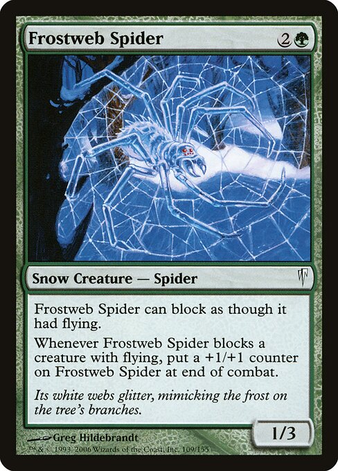 Frostweb Spider - Coldsnap Magic card