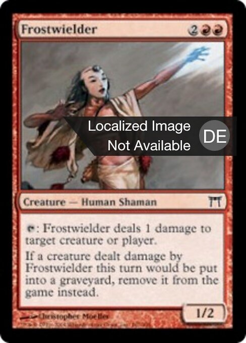 Brandigelo (Frostwielder) - Champions of Kamigawa (#167) - Illustrated by Christopher Moeller - Magic: The Gathering Card