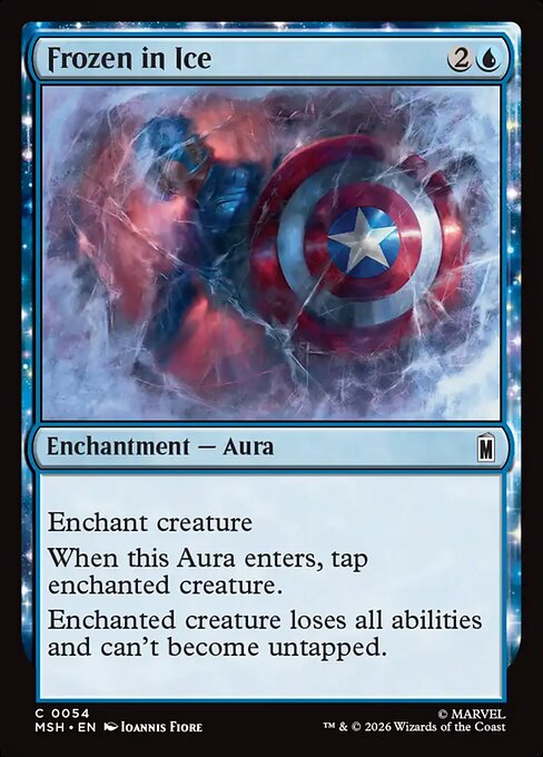 Frozen in Ice - Marvel Super Heroes Magic card