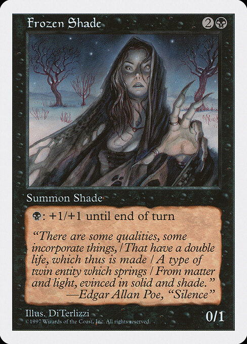 Frozen Shade - Fifth Edition (#163) - Illustrated by DiTerlizzi - Magic: The Gathering Card