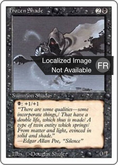 Frozen Shade - 30th Anniversary Edition (#106) - Illustrated by Douglas Shuler - Magic: The Gathering Card