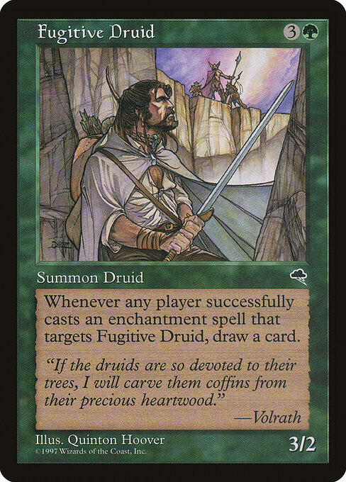 Fugitive Druid - Tempest Magic card