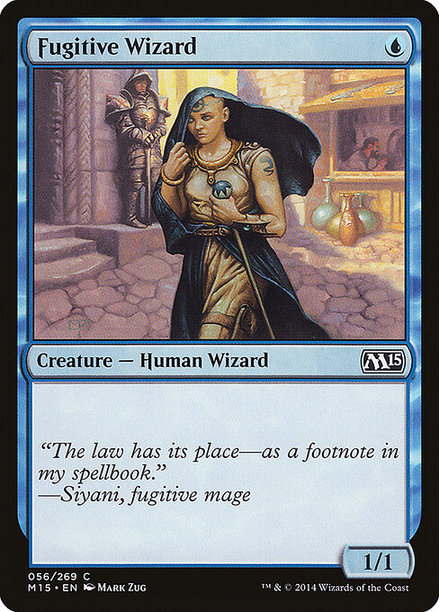 Fugitive Wizard - Magic 2015 Magic card