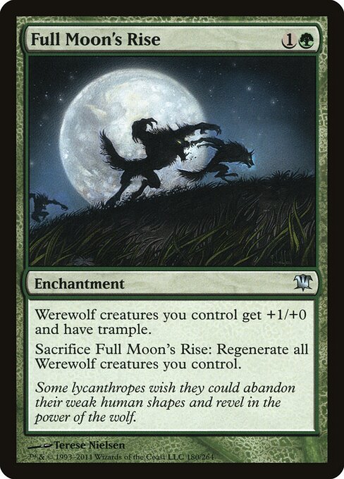 Full Moon's Rise - Innistrad Magic card