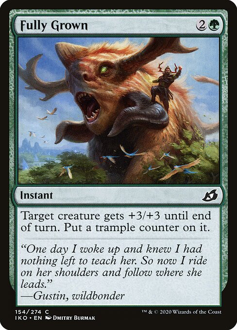 Fully Grown - Ikoria: Lair of Behemoths Magic card