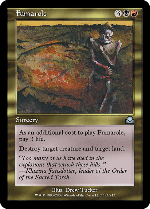 Fumarole - Masters Edition II Magic card