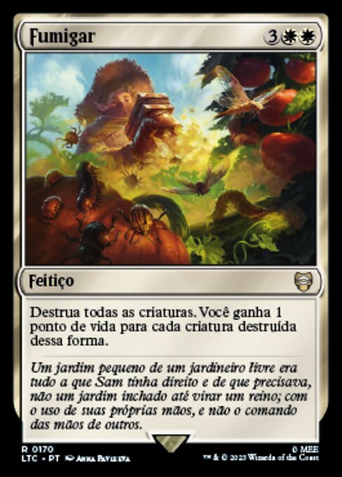 Fumigar (Fumigate) - Tales of Middle-earth Commander (#170) - Illustrated by Anna Pavleeva - Magic: The Gathering Card