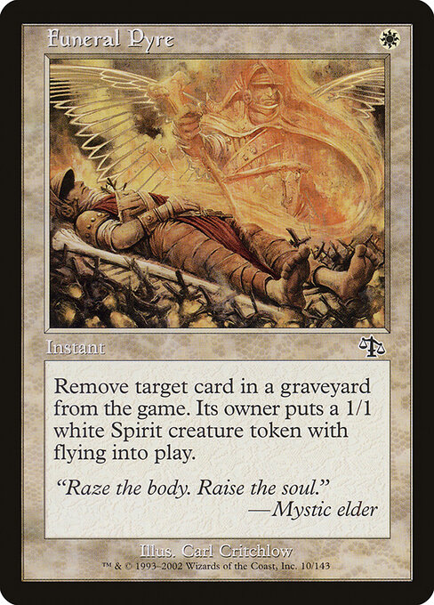 Funeral Pyre - Judgment Magic card