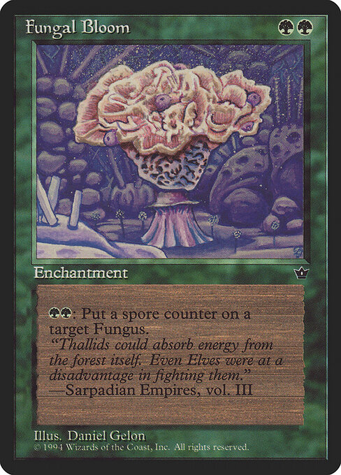 Fungal Bloom - Fallen Empires (#70) - Illustrated by Daniel Gelon - Magic: The Gathering Card