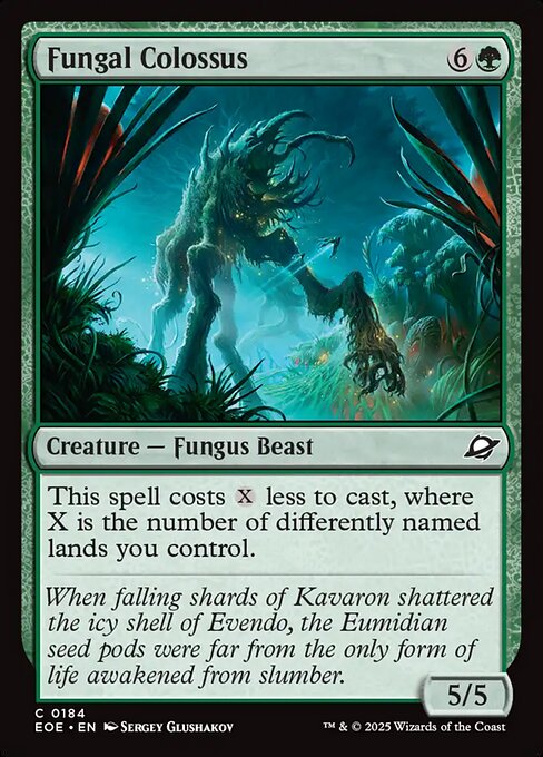 Fungal Colossus - Edge of Eternities Magic card