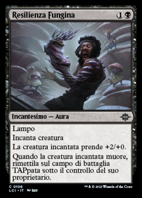Fungal Fortitude - The Lost Caverns of Ixalan (#106) - Illustrated by Izzy - Magic: The Gathering Card