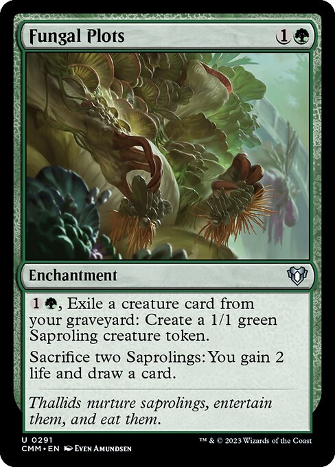 Fungal Plots - Commander Masters Magic card