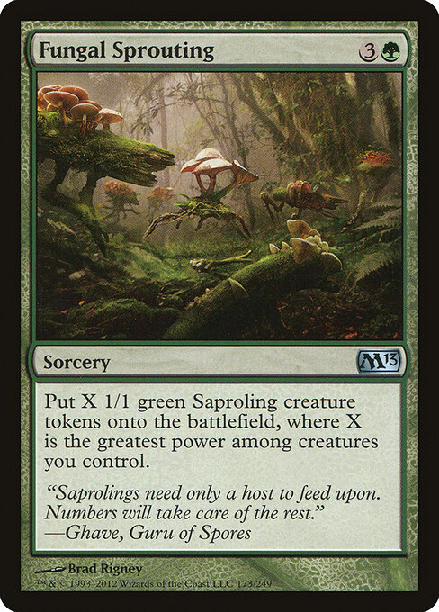 Fungal Sprouting - Magic 2013 Magic card
