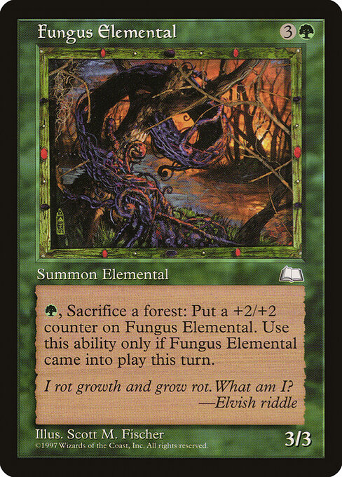 Fungus Elemental - Weatherlight Magic card