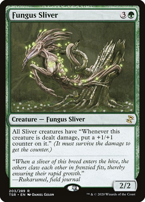 Fungus Sliver - Time Spiral Remastered Magic card