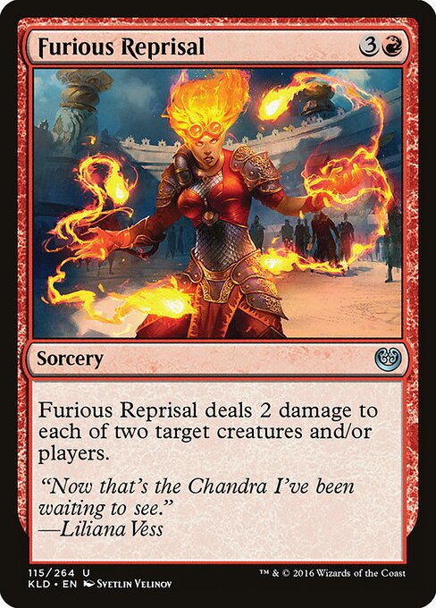 Furious Reprisal - Kaladesh Magic card
