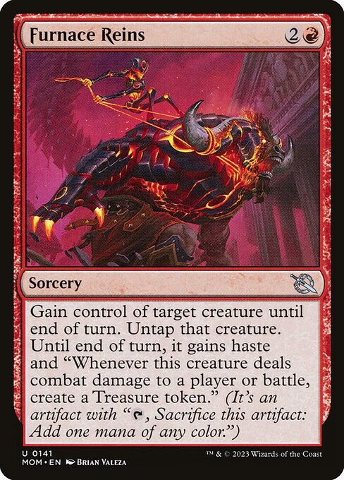Furnace Reins - March of the Machine Magic card