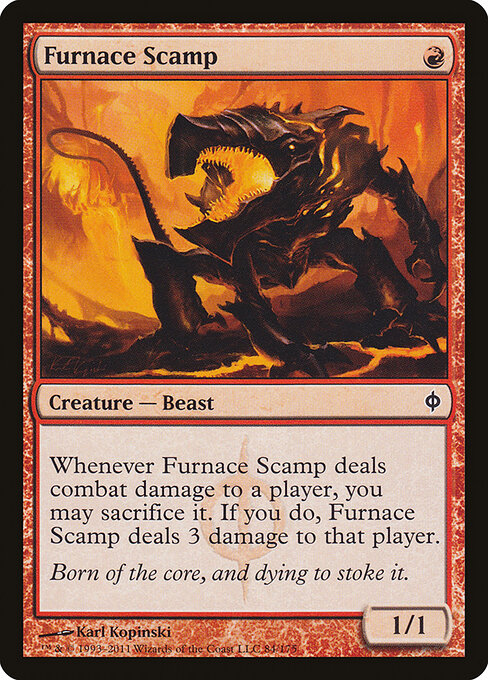 Furnace Scamp - New Phyrexia Magic card
